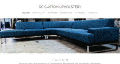 Desktop Screenshot of dccustomupholstery.com